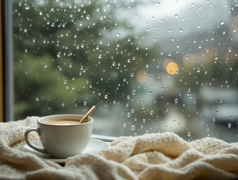 下雨天，窝在家里喝热可可 - 糖心vlog今日碎片栏目封面图